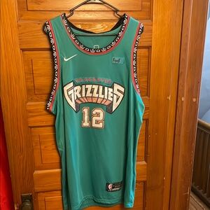 Vancouver Grizzlies Teal Basketball Jersey